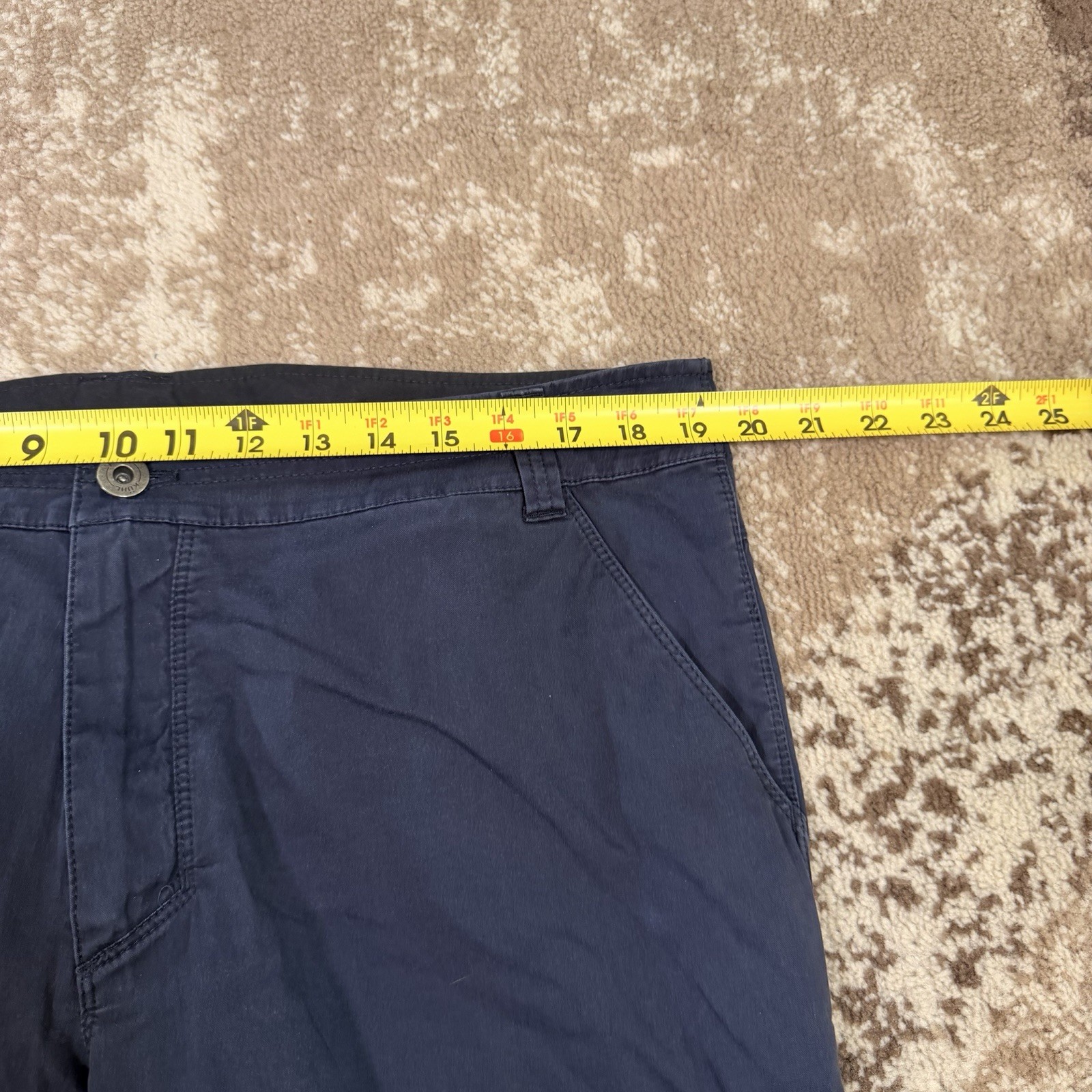 Kuhl Resistor Lite Pants Mens 38×32 Blue Stretch Chino Hiking Travel Casual Dad