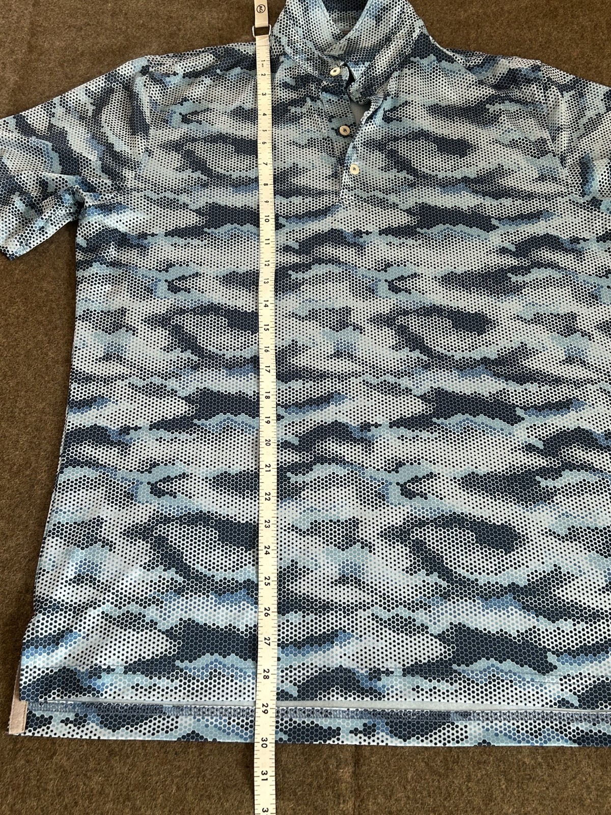 Jonnie-O Mens Polo Blue – Medium