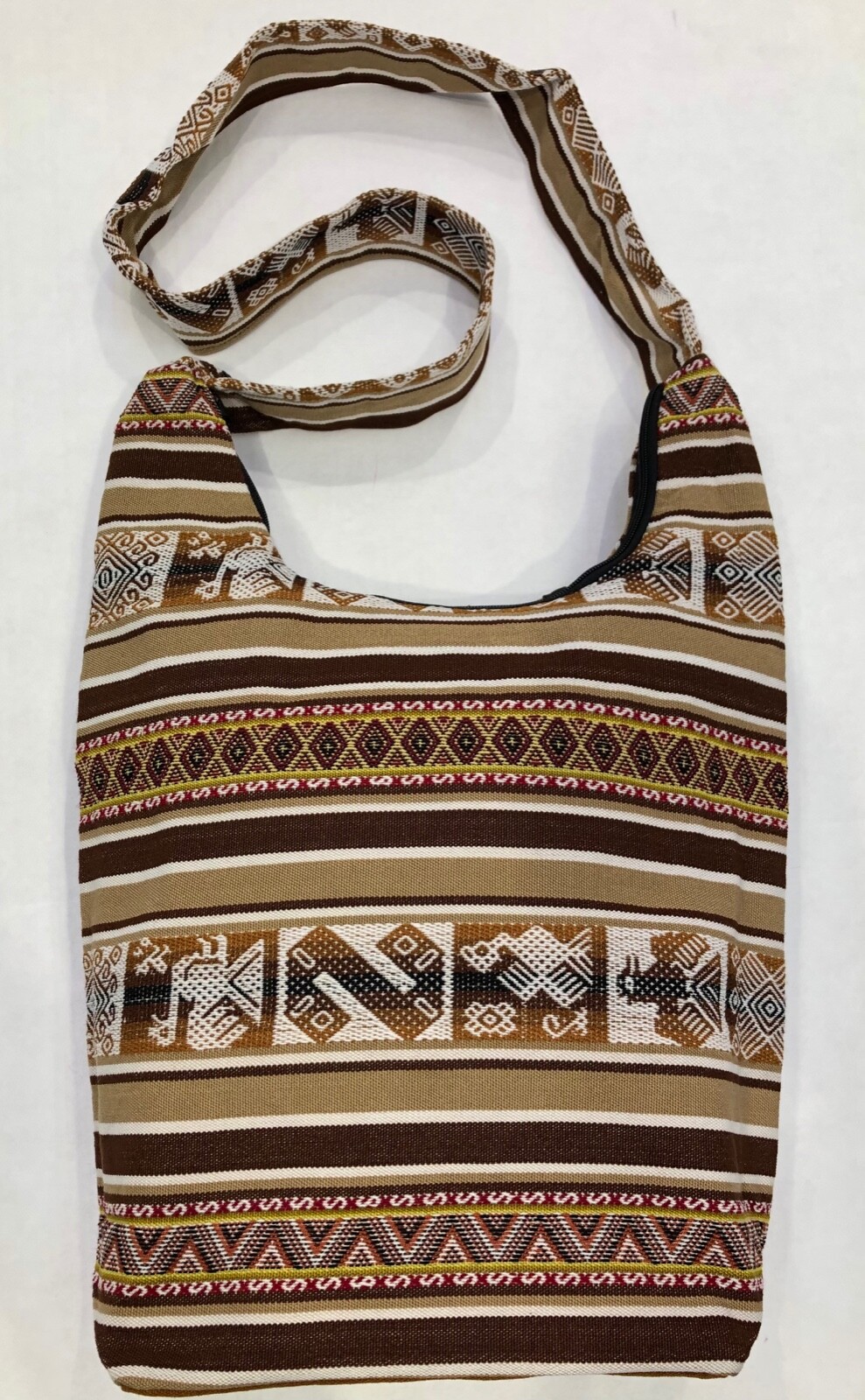 PERU Handmade ARTISAN Print Boho Hippie Shoulder Bag Purse P004