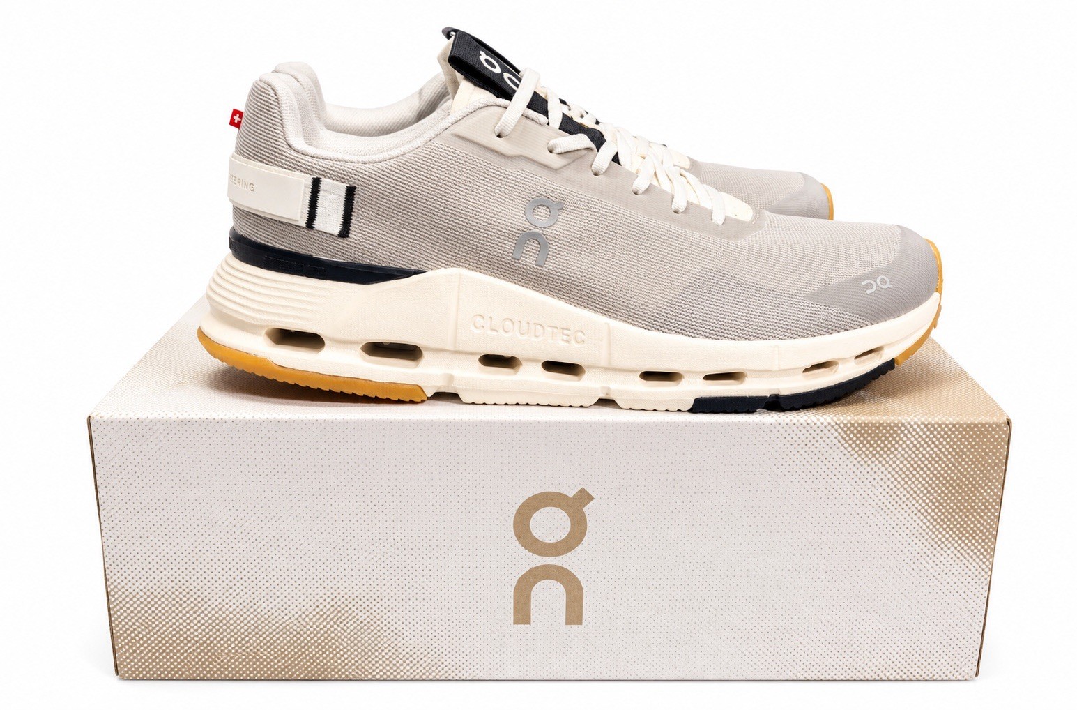 On Cloudnova Form 2 Truffle Dew Men’s Running Shoes Size 9.5 US Sneakers