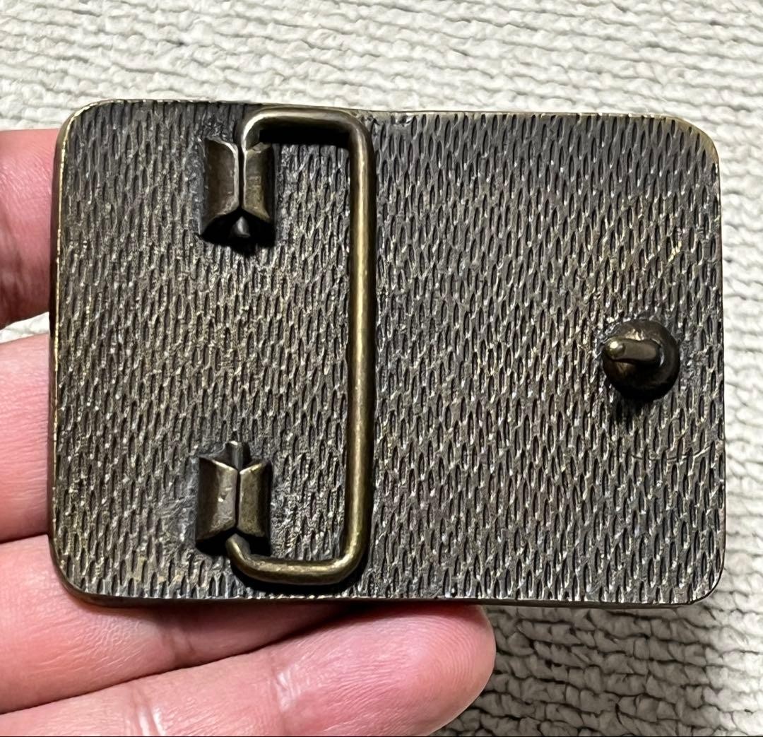 HarleyDavidson Zig Zag Vintage Belt Buckle 7.1cm x 5.2cm Used