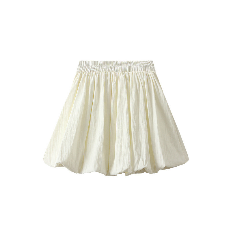 Women’s Bubble Mini Skirts Balloon High Waisted Skorts Puffy Hem Summer Skirt