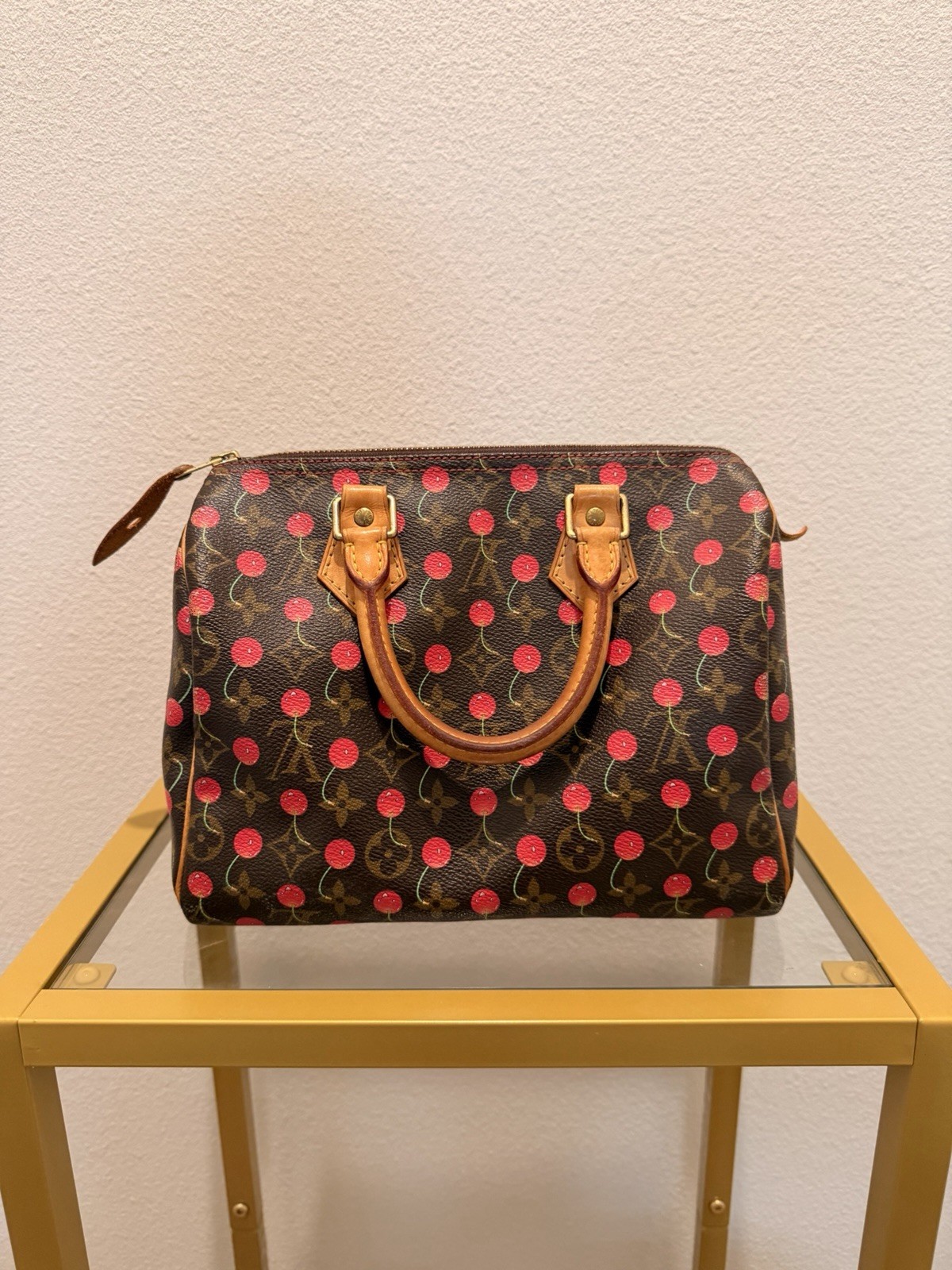 Vintage Louis Vuitton x Takashi Murkami Cheries Speedy 25