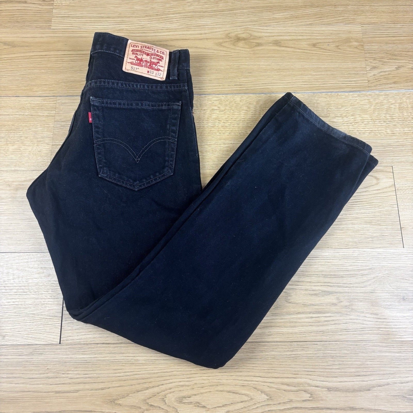 Levi 517 Jeans Mens Authentic Casual Vintage Style Bootcut Fit W33 L32