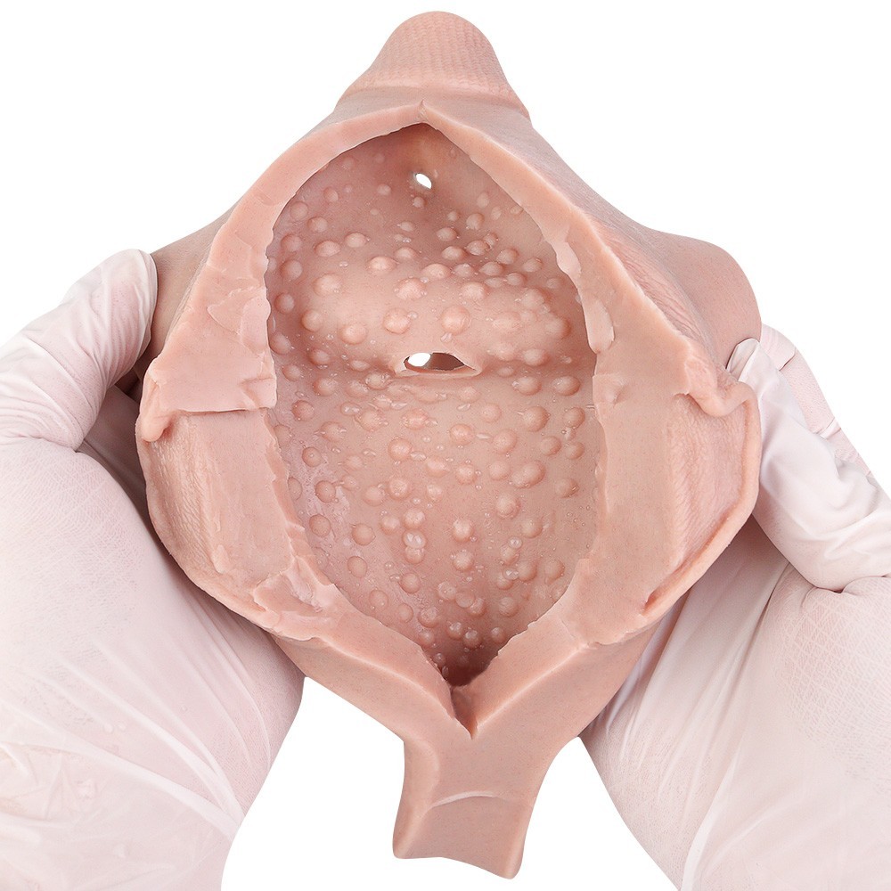 Silicone Penetrable Fake Vagina Thongs Hip Enhancer Panties For Crossdresser