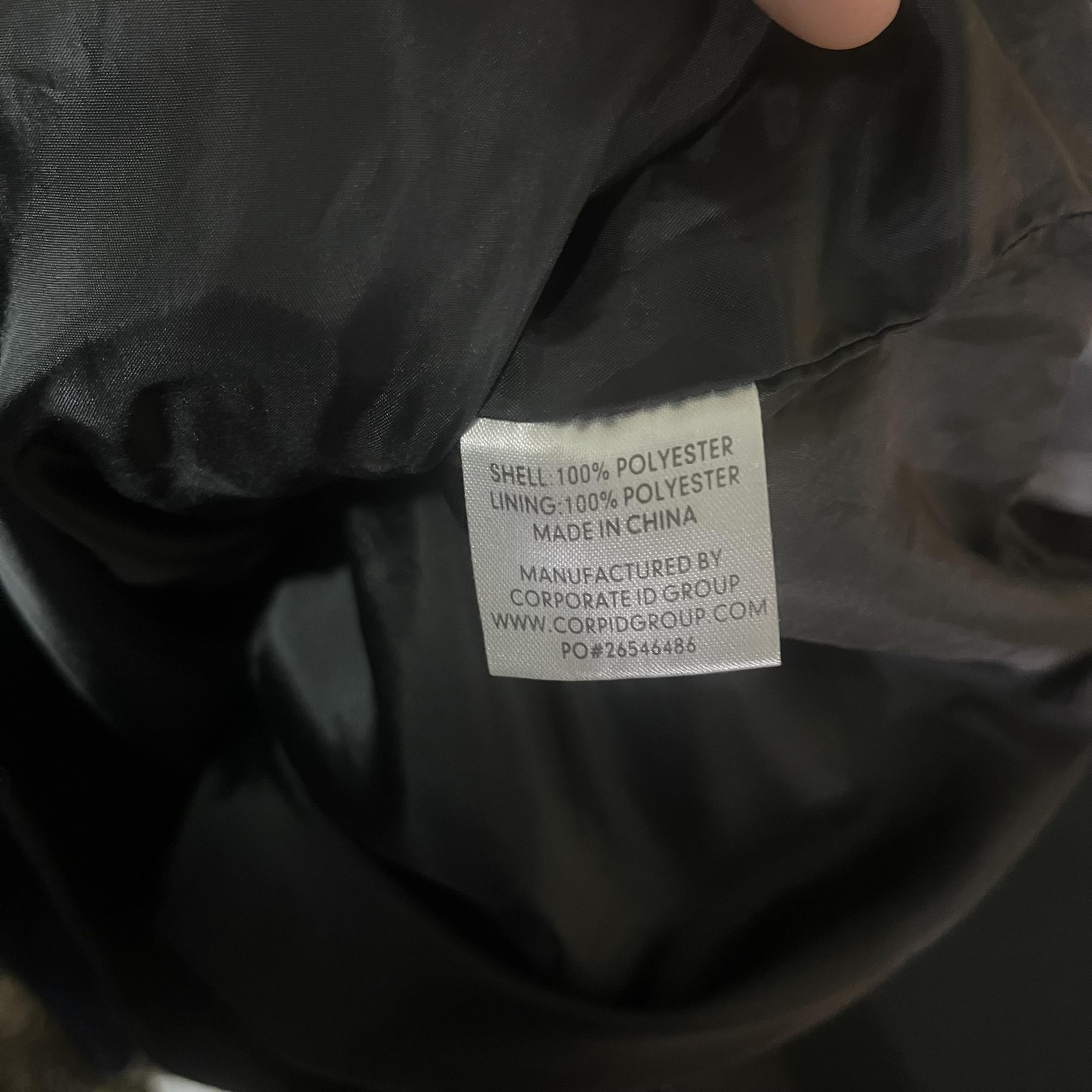 Vintage U-Haul Work Jacket Mens Medium Black Windbreaker Reflective Uniform
