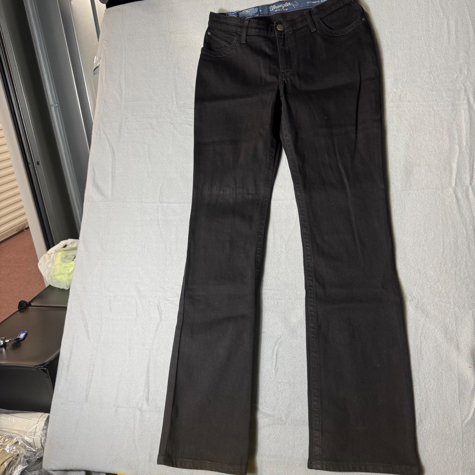 Wrangler Willow Ultimate Riding Jeans Black Bootcut 112337772 Womens 31×36 NWT
