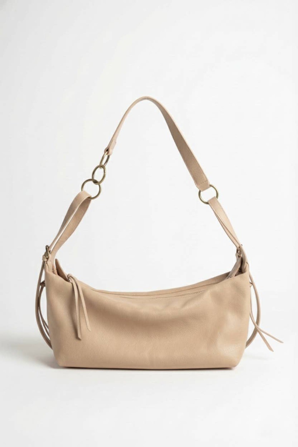 Luna Link Shoulder Bag: Brown