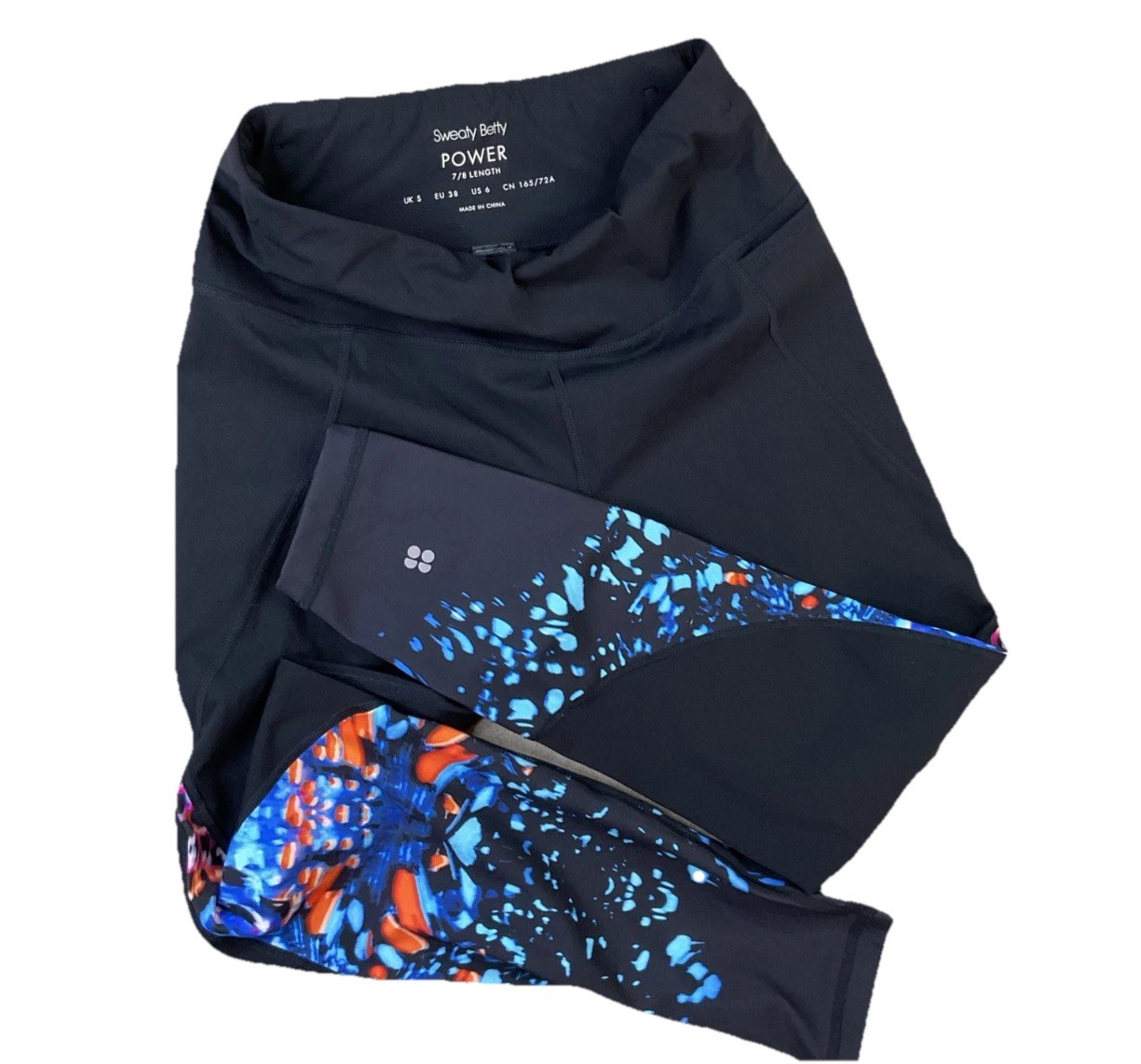 Sweaty Betty Leggings Women Sz 6 Power 7/8 Athletic Fitness SB9028A Workout