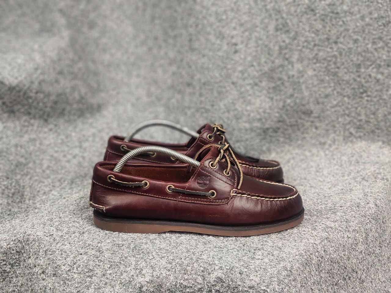 Timberland Classic 2-Eye Boat Leathe Shoes mens topsiders in brown Vintage Style