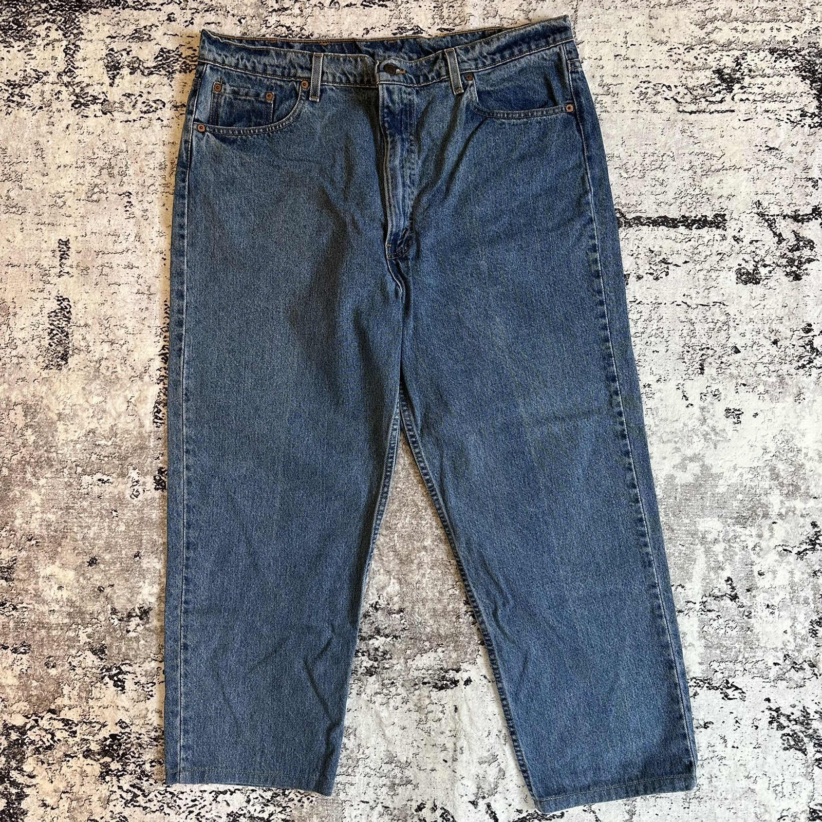 Levi’s 550 Jeans Men’s W42 L30 Relaxed Fit Straight Blue Denim
