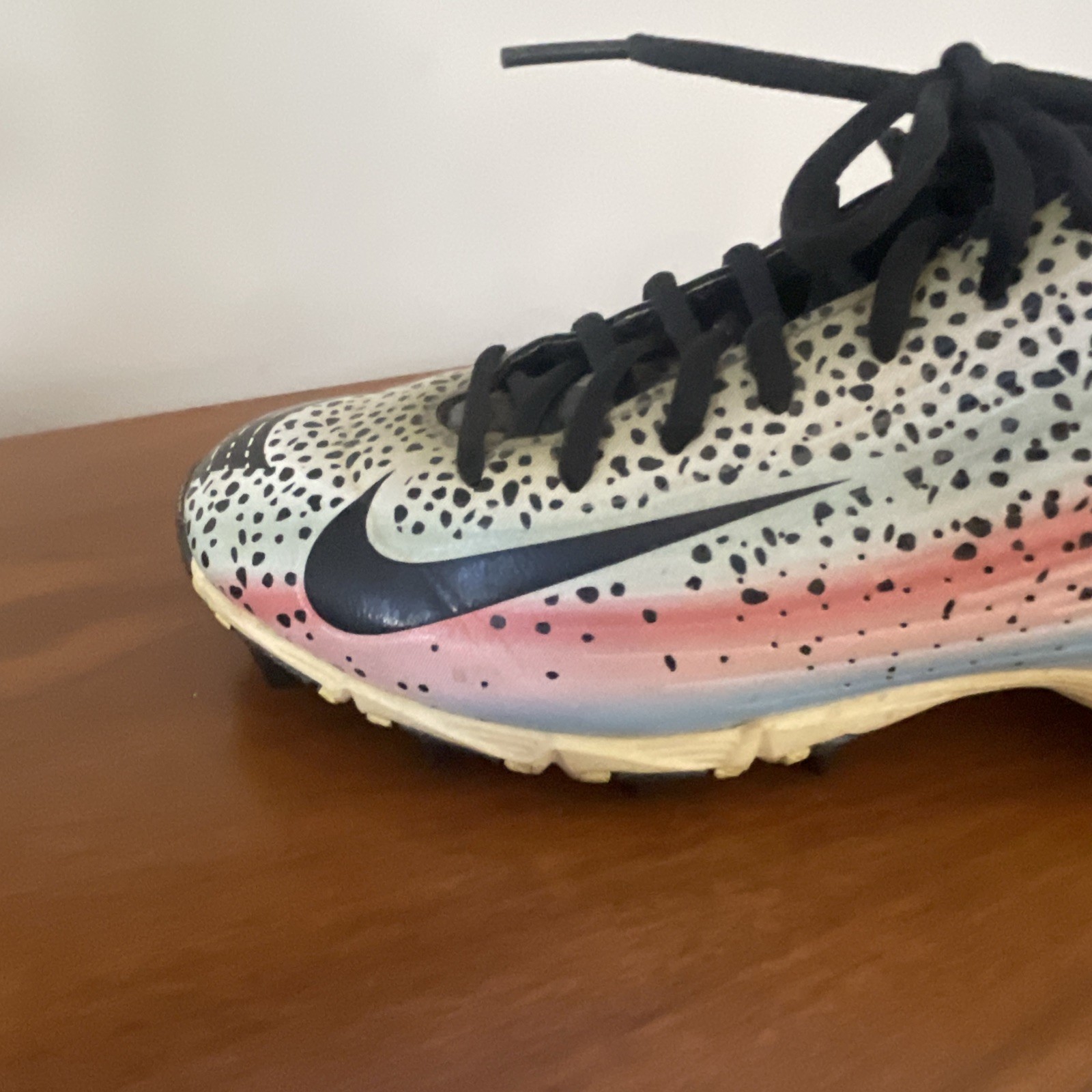 Mike Trout All-Star Nike Lunar Vapor Rainbow Trout ASG Cleats Size 5