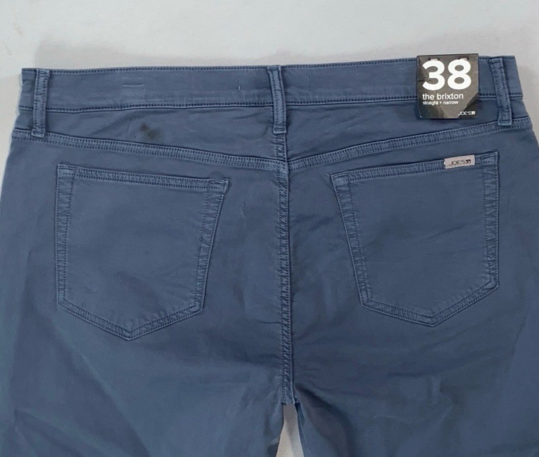 Joe’s The Brixton Straight + Narrow Lightweight Stretch Canvas Jeans. 38X33, NWT