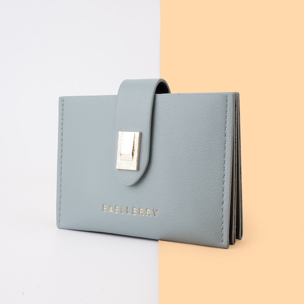 Hasp Women Wallet Small Leather Credit Card Holder Multi Pocket Mini Purse Gifts