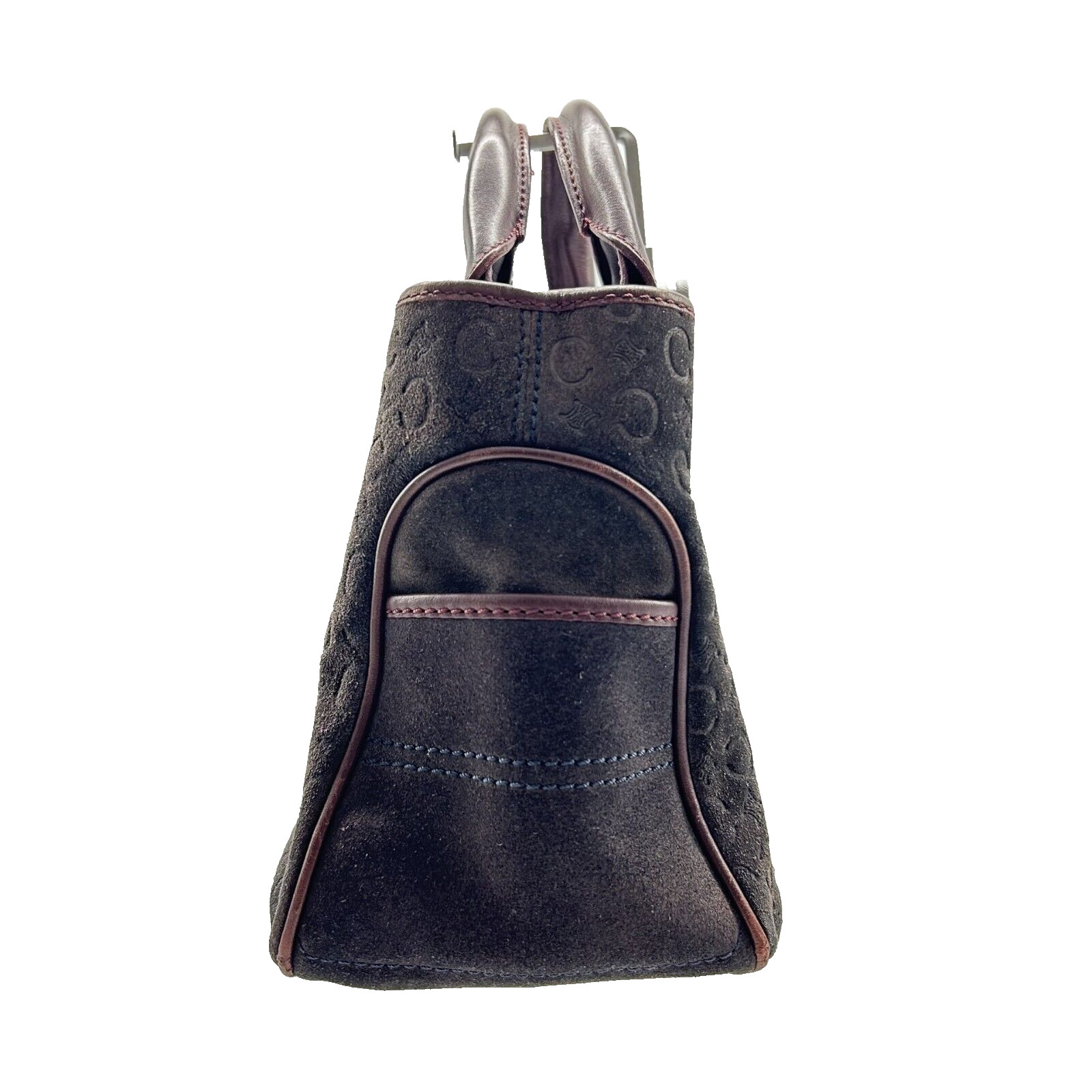 Authentic CELINE Macadam Boogie Bag Suede Leather Tote Bag