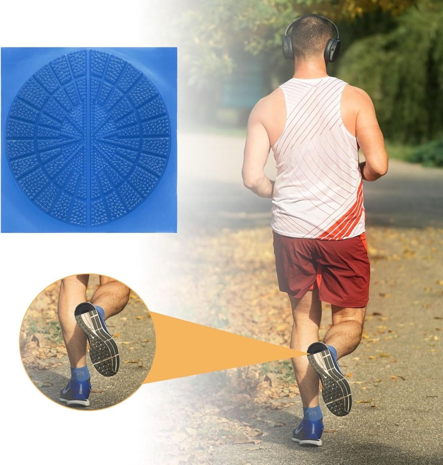 Versatile Non-Slip Sole Protectors for Sneakers – 3 Pairs Lightweight Blue