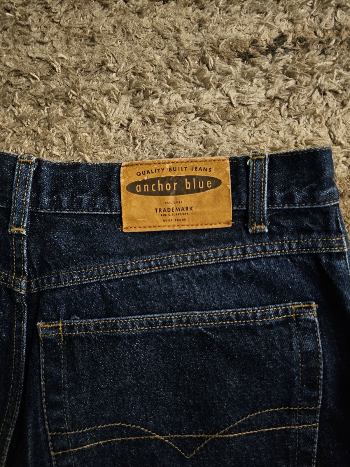 Anchor Blue Huge Jeans Pre☆2000