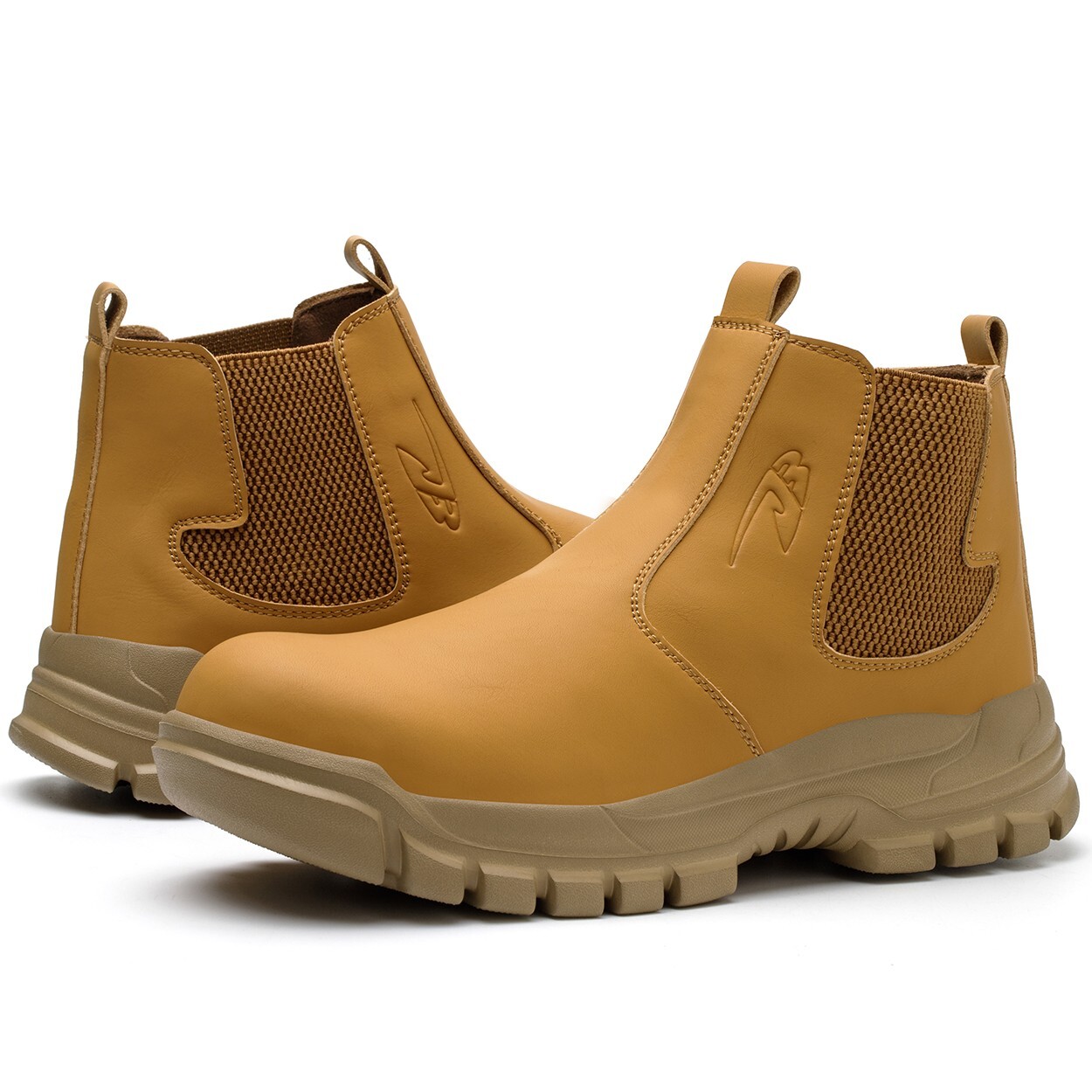 Mens Waterproof Work Boots Safety Shoes Steel Toe Botas De Trabajo Para Hombre
