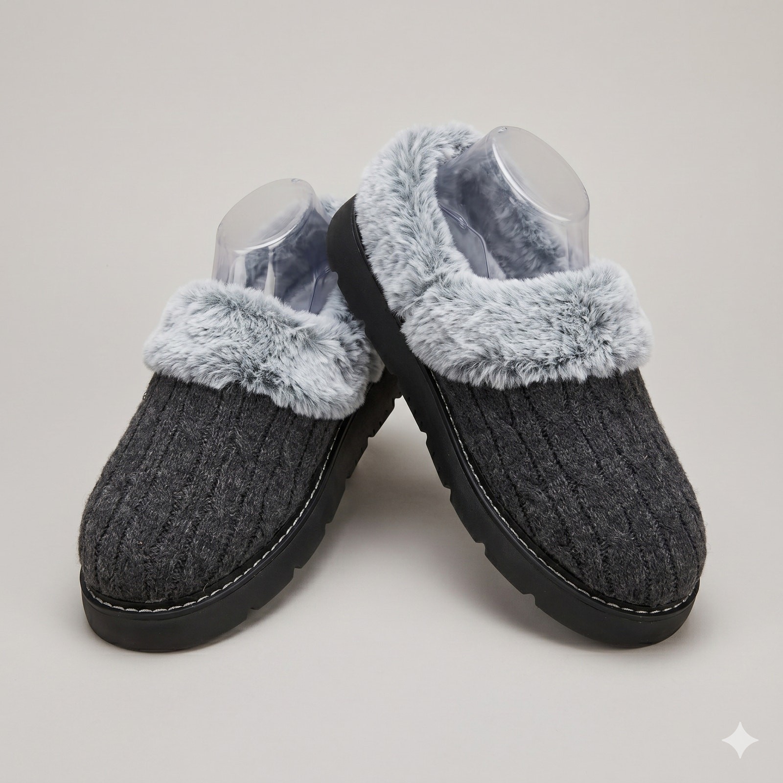 BOBS Skechers Womens 7.5 Minimalist Leisure Staple Sweater Knit Clog Slippers