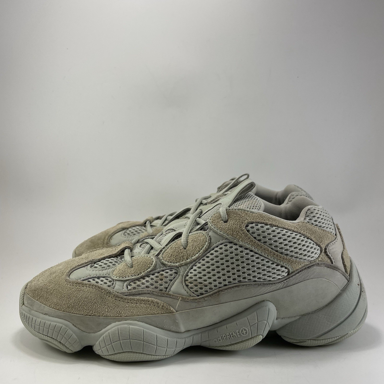 adidas Yeezy 500 Salt Mens Size 10 Grey Chunky Suede Hype Sneakers Shoes