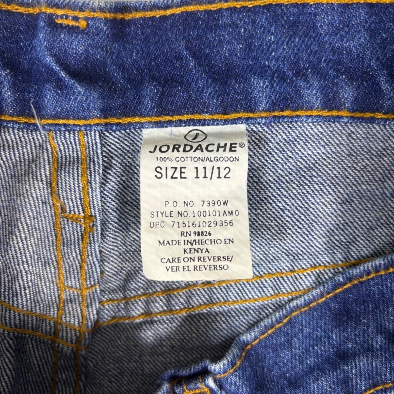 Vintage Jordache High Rise Jeans Women’s 11/12 Blue 100% Cotton 90s USA Brand
