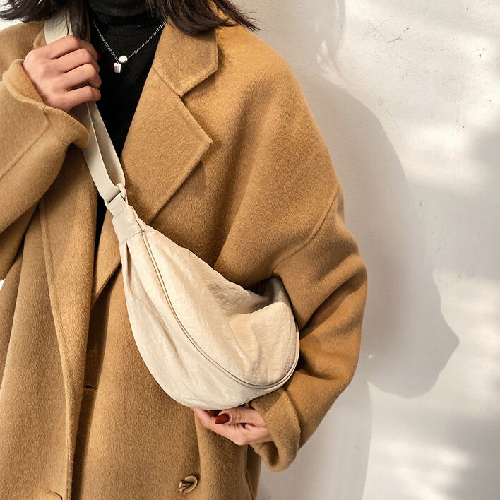 Womens Crescent Crossbody Bag Sling Shoulder Bag Purse Casual Dumpling Bag Gift