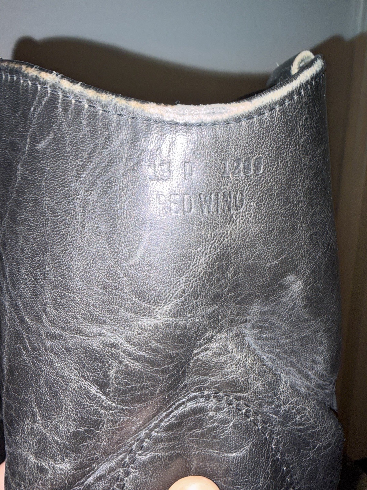 Vintage 80s Red Wing Pecos Black Soft Toe Leather Cowboy Boots Men’s Size 13