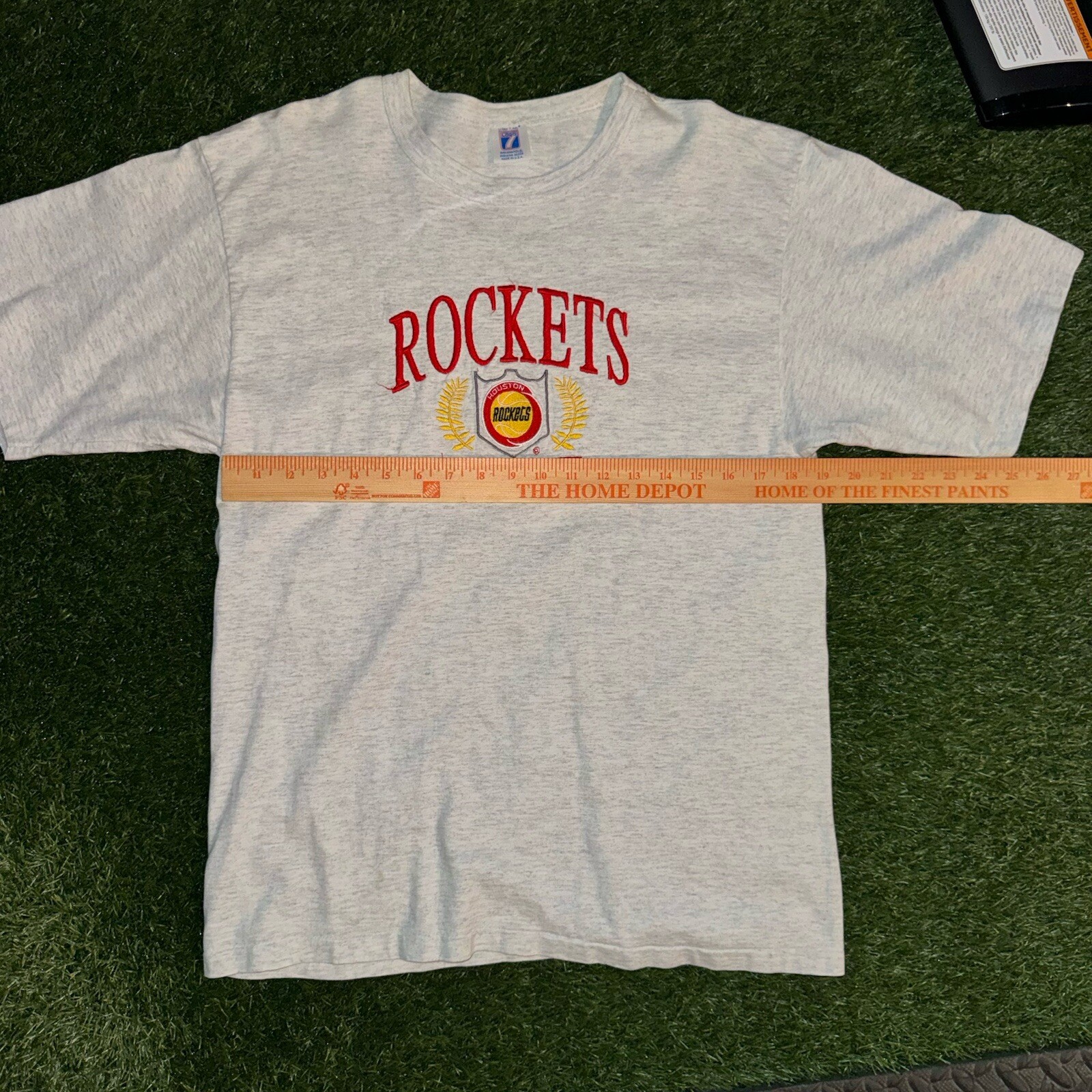 Vintage Houston Rockets Men’s Size M 1994 Clutch City NBA T-Shirt Gray