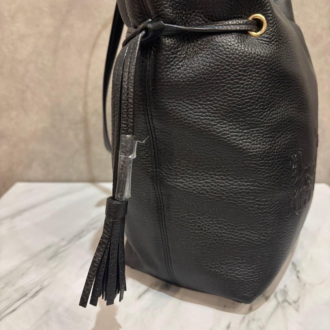 Excellent Condition COACH Andy Tote Shoulder Bag CA200 Leather Black