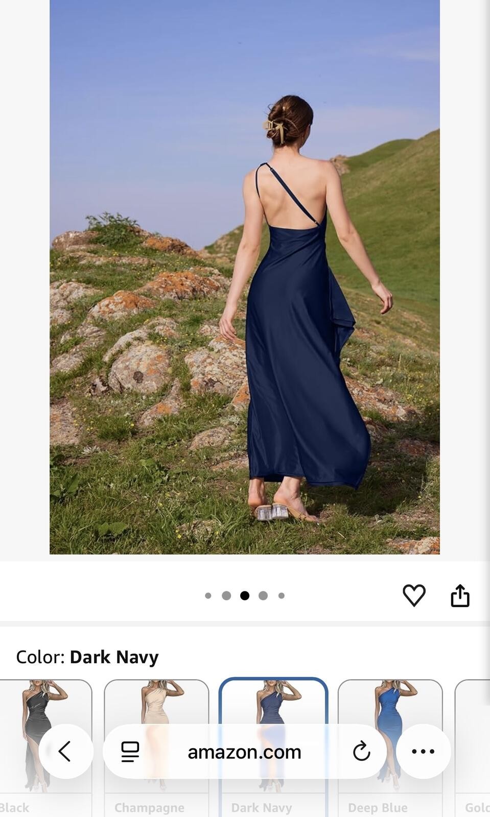 Viral OYS One Shoulder Formal Dress
