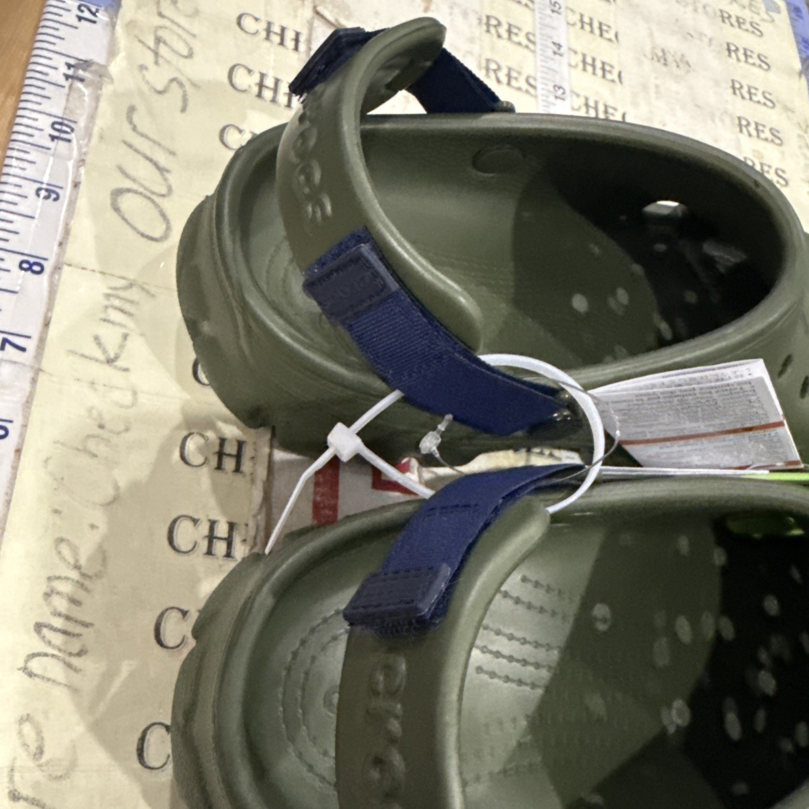 New Crocs Offroad Sport Clog Adjustable Heel Strap, Rugged Lug Sole Sz M9/wmn11
