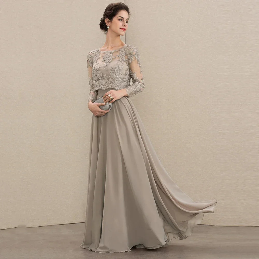 Customized Classic Mother Of The Bride Dresses Lace Appliques Sequined