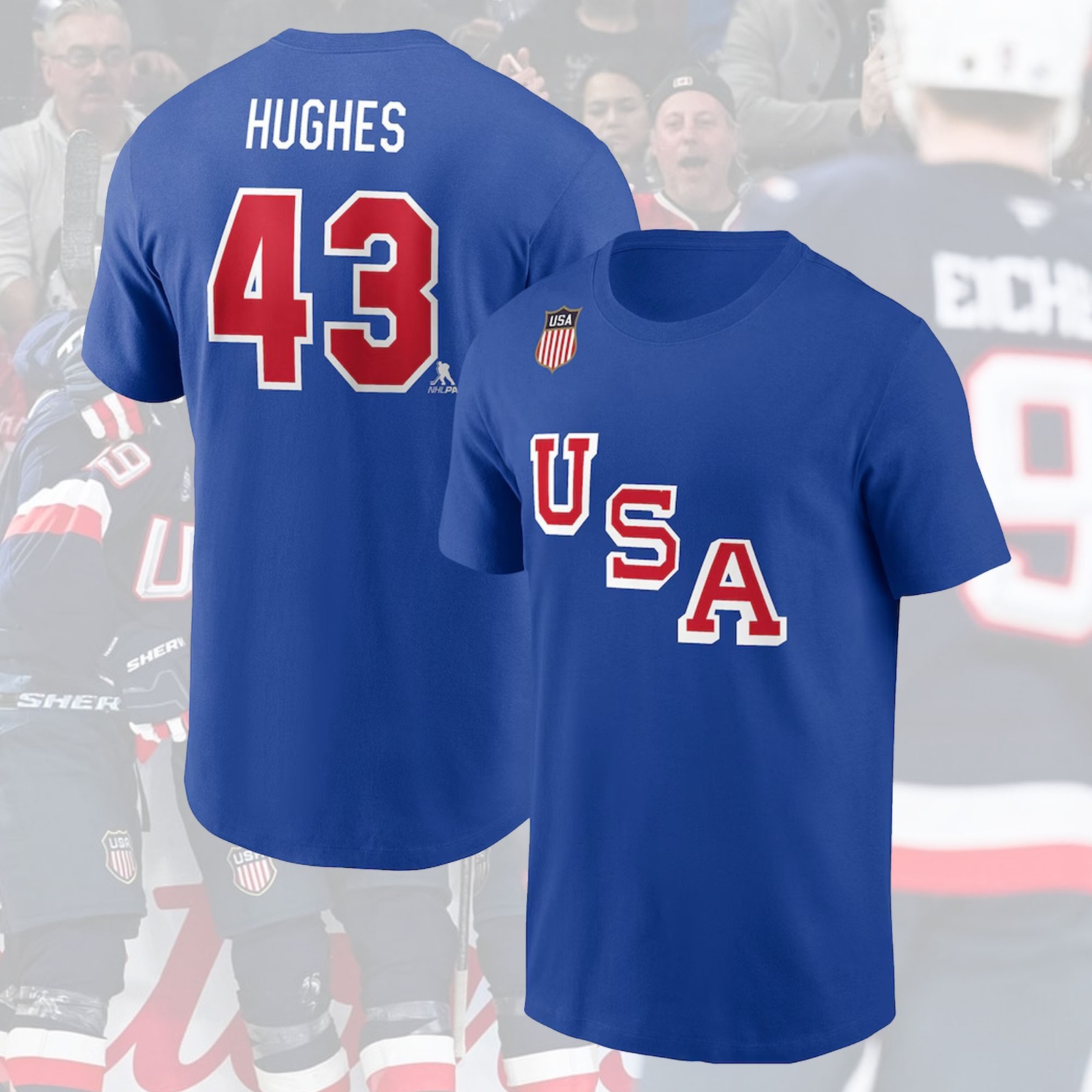 NEW HOT! Royal’s USA Hockey 2026 Player Name & Number Fan Gifts