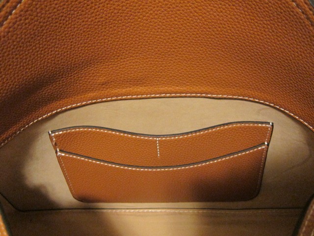Toteme T Lock Women’s Leather Shoulder Bag – TAN -Style number 241-WAL956-LE002