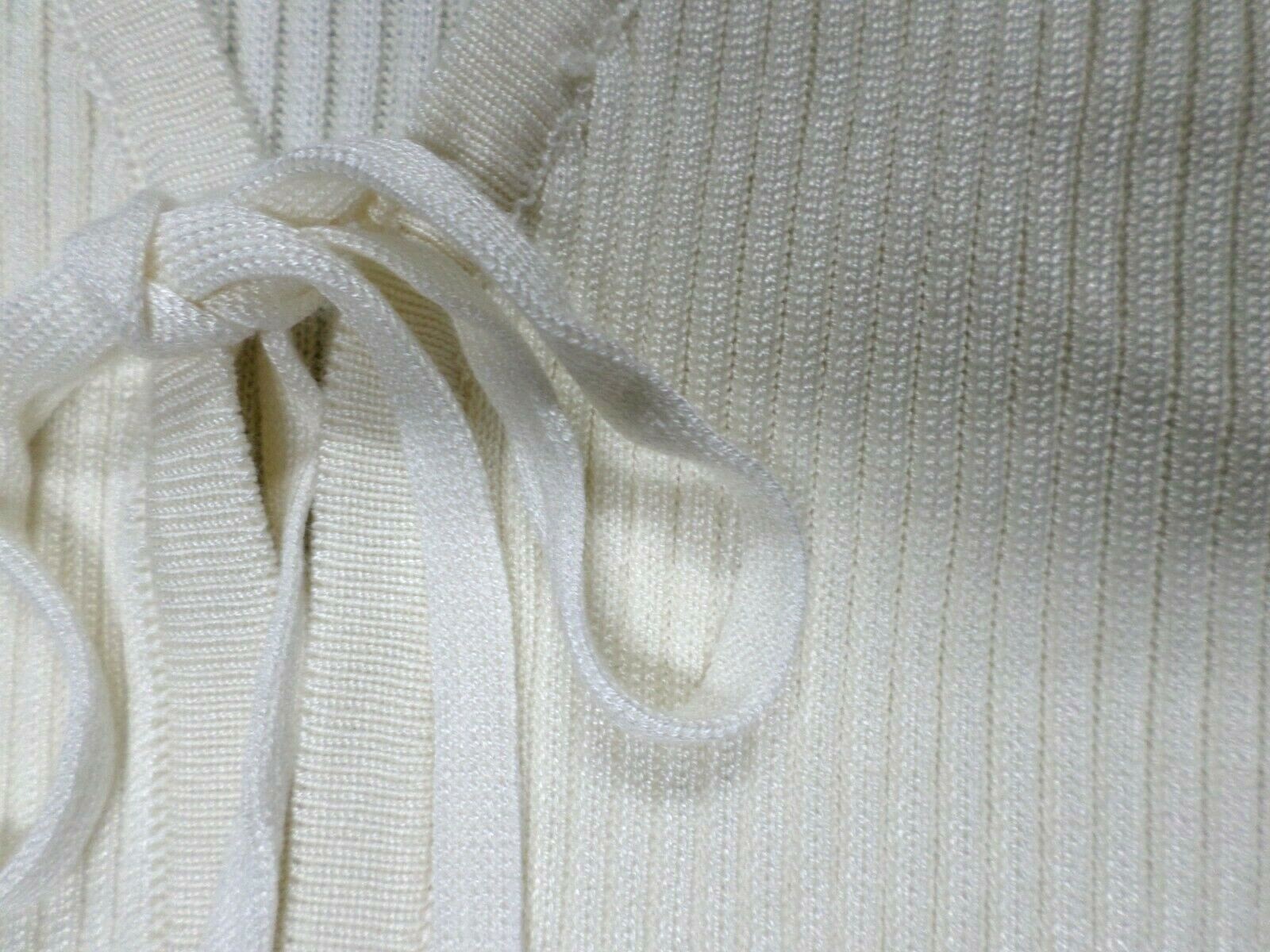 No Boundaries Juniors Tie Front Cardigan Ivory Color Size X-Large (15-17) New