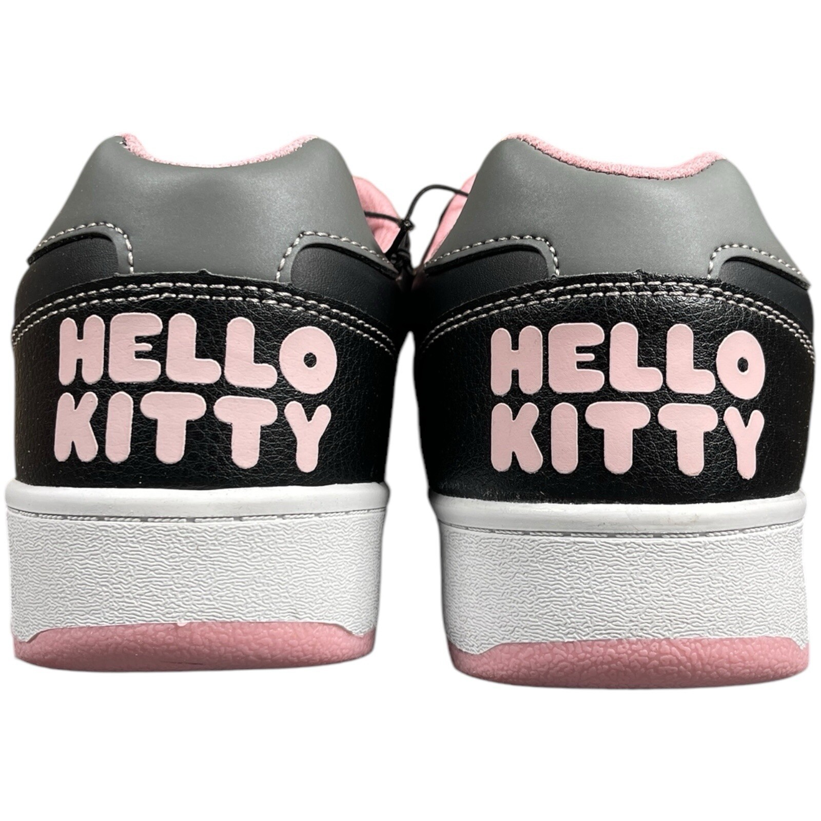 Hello Kitty by Sanrio Women’s Fashion Sneakers Size 8 Black/Light Pink Shoes NEW