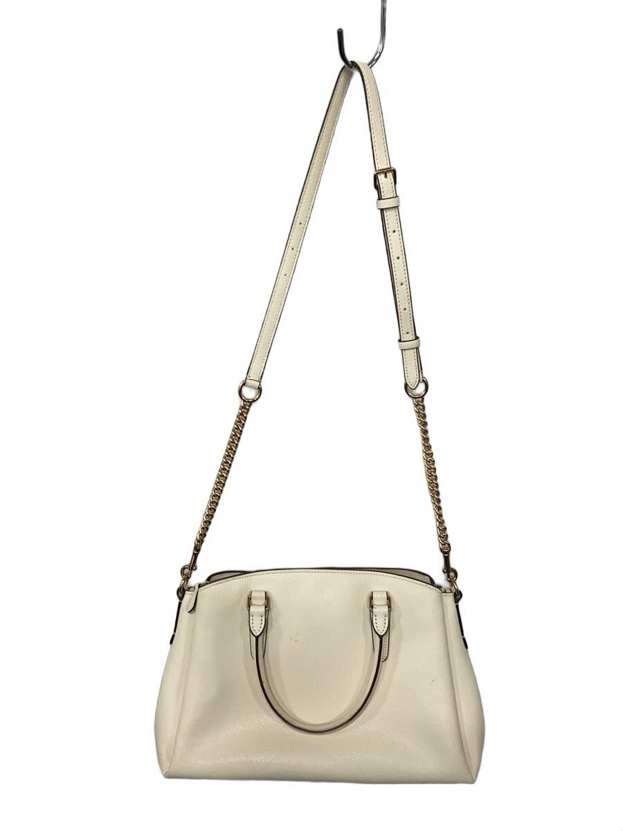 COACH Leather Handbag, CRM, Plain, A1832-F28976
