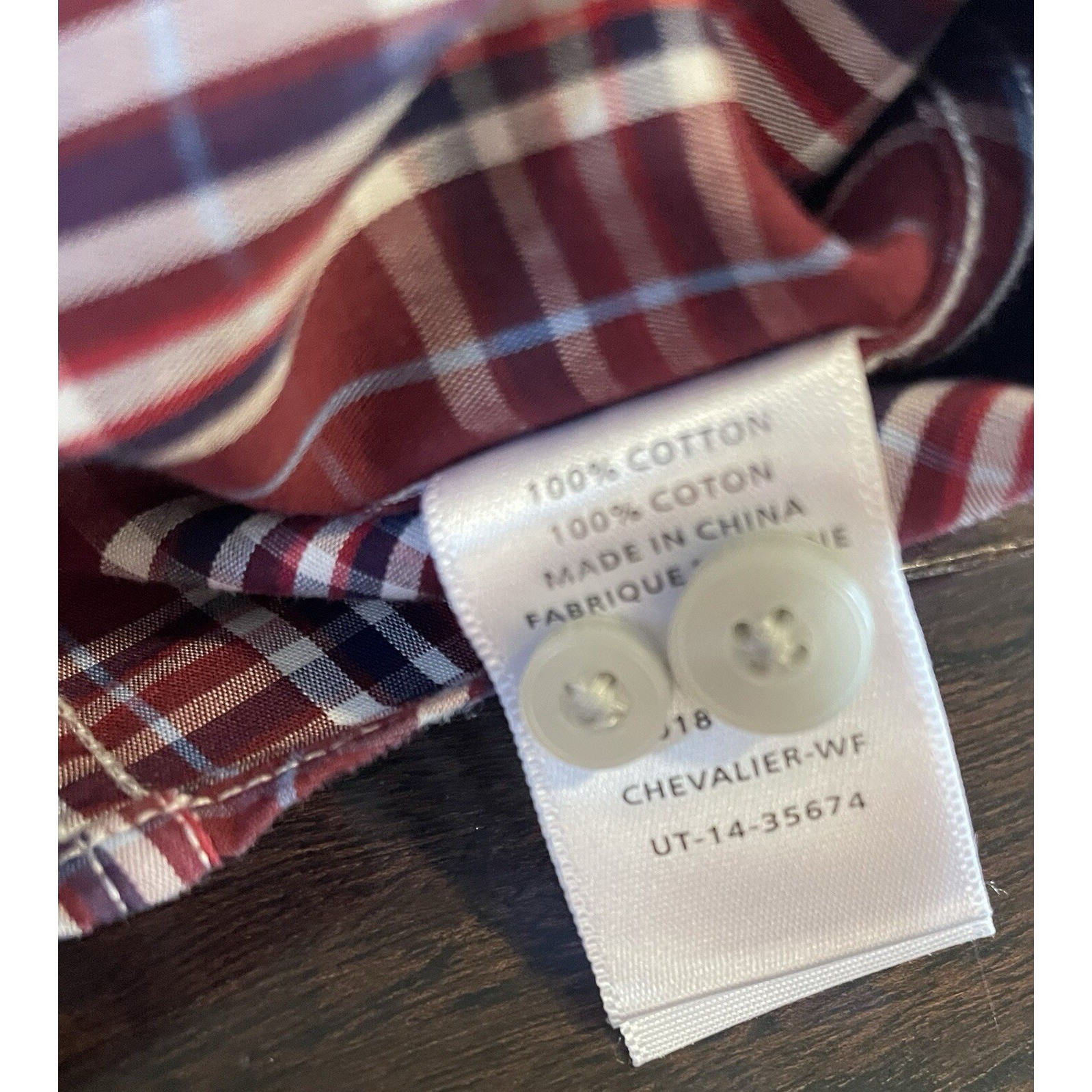 UNTUCKit XXXL Button Down Shirt Mens Red Plaid Wrinkle Free Long Sleeve Preppy