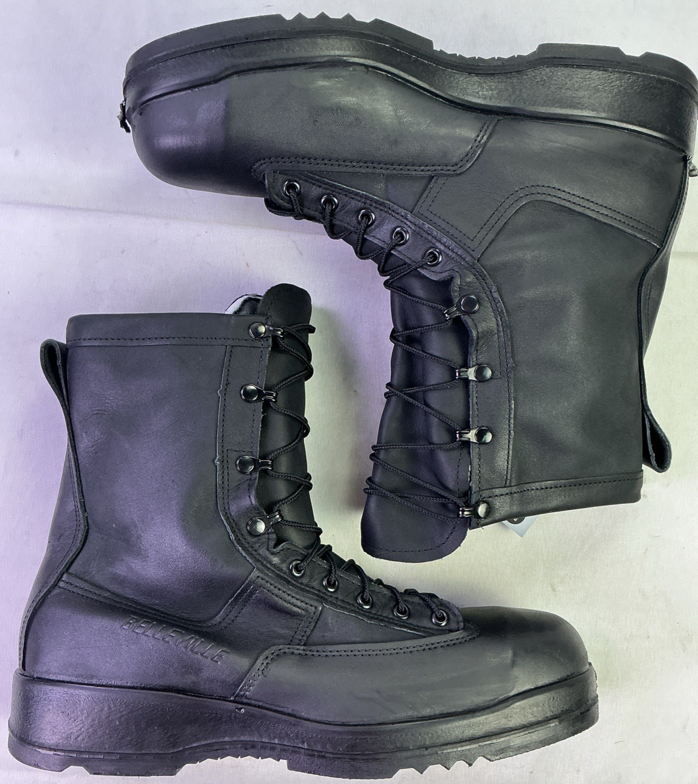 Belleville Men’s 880 ST 200g Leather Insulated Steel Toe Boots-Black-Size 12.5