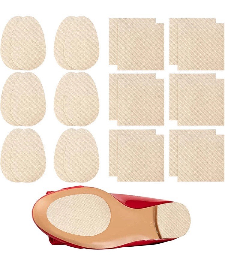 24 anti-slip shoe pads/sole protectors; durable and long-lasting.