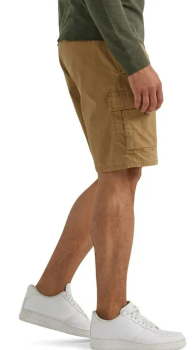 Men’s Wrangler Cargo Shorts w Stretch CHOOSE COLOR, SIZE Relaxed Fit Tech Pocket