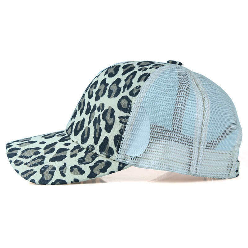 Adjustable Fashion Trendy Leopard-Print Baseball Cap Men Women Outdoor Visor New