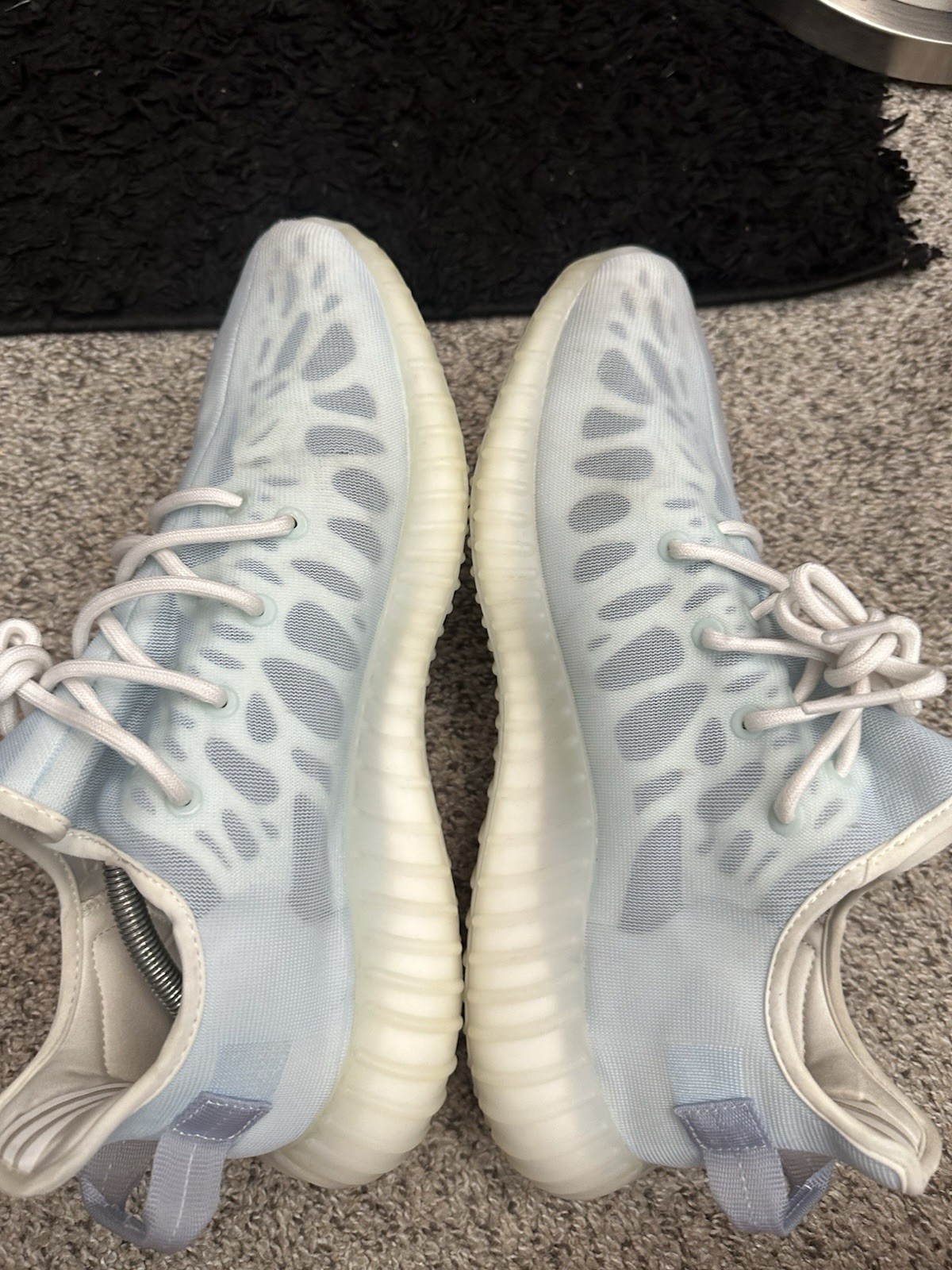 adidas Yeezy Boost 350 V2 Mono Ice Blue White Bone – Size 12