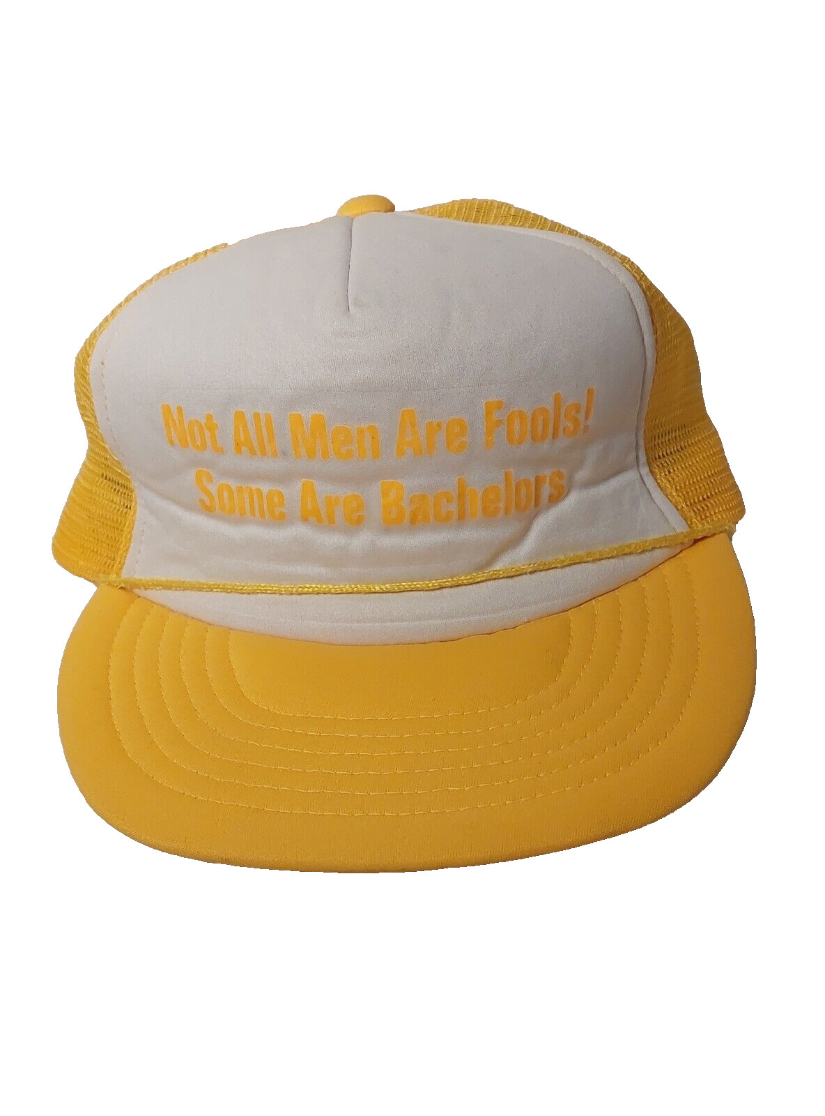 Vintage Funny Trucker Hat Snapback Men’s Humor Novelty Hat Fishing