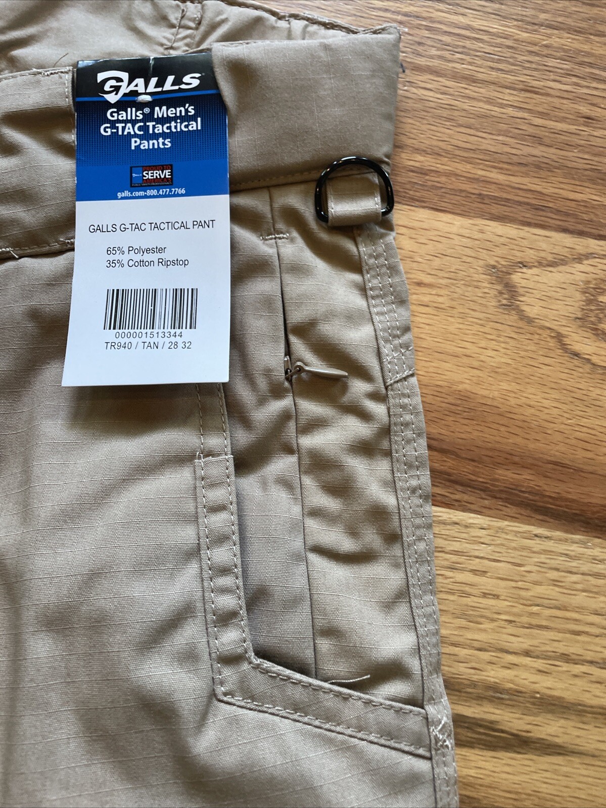 MENS 28×32 GALLS G-TAC RIPSTOP CARGO TACTICAL PANTS TR940 TAN 28×32 S20