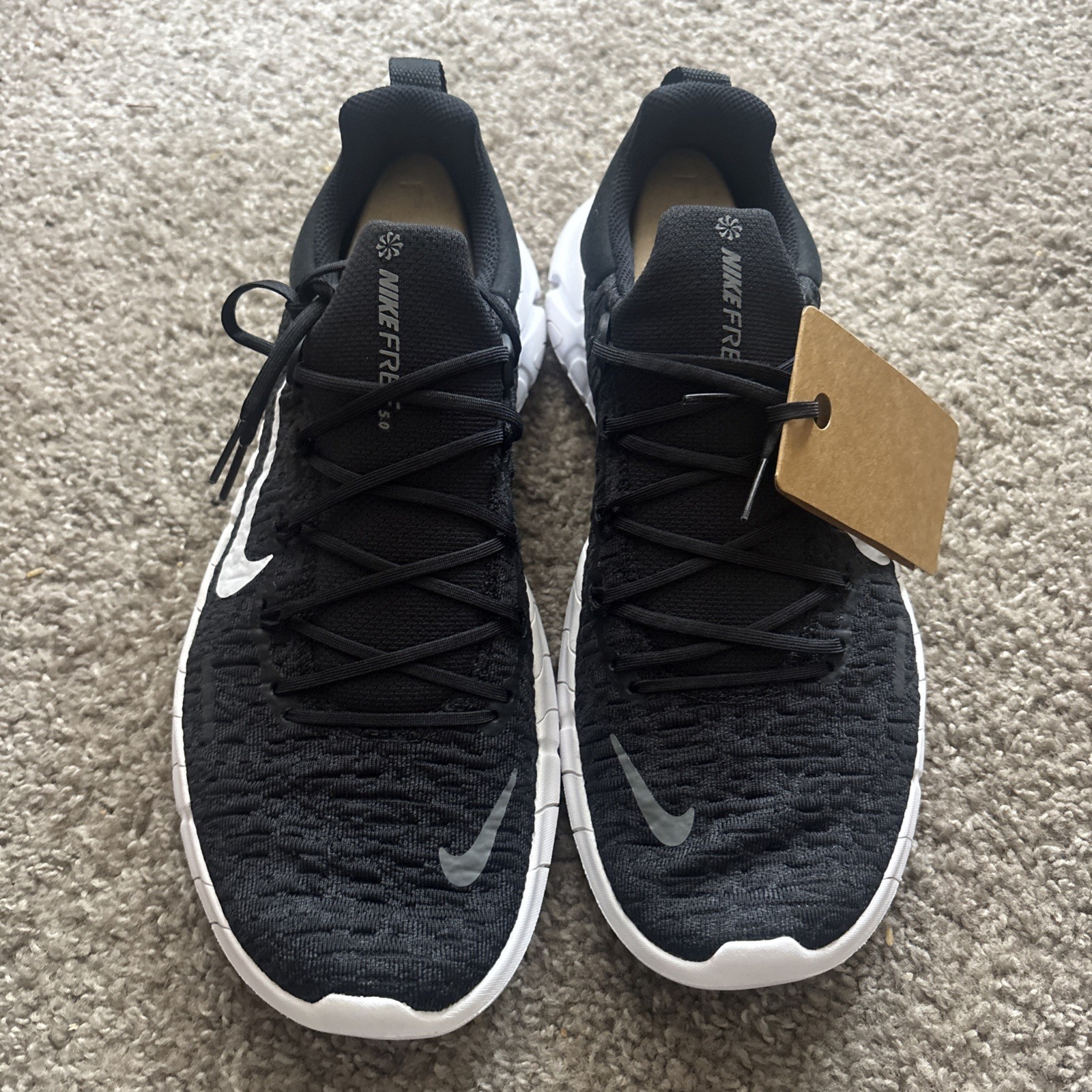 Nike Free RN 5.0 Next Nature BlackSmoke Grey-White CZ1884-001 Men’s Size 10.5