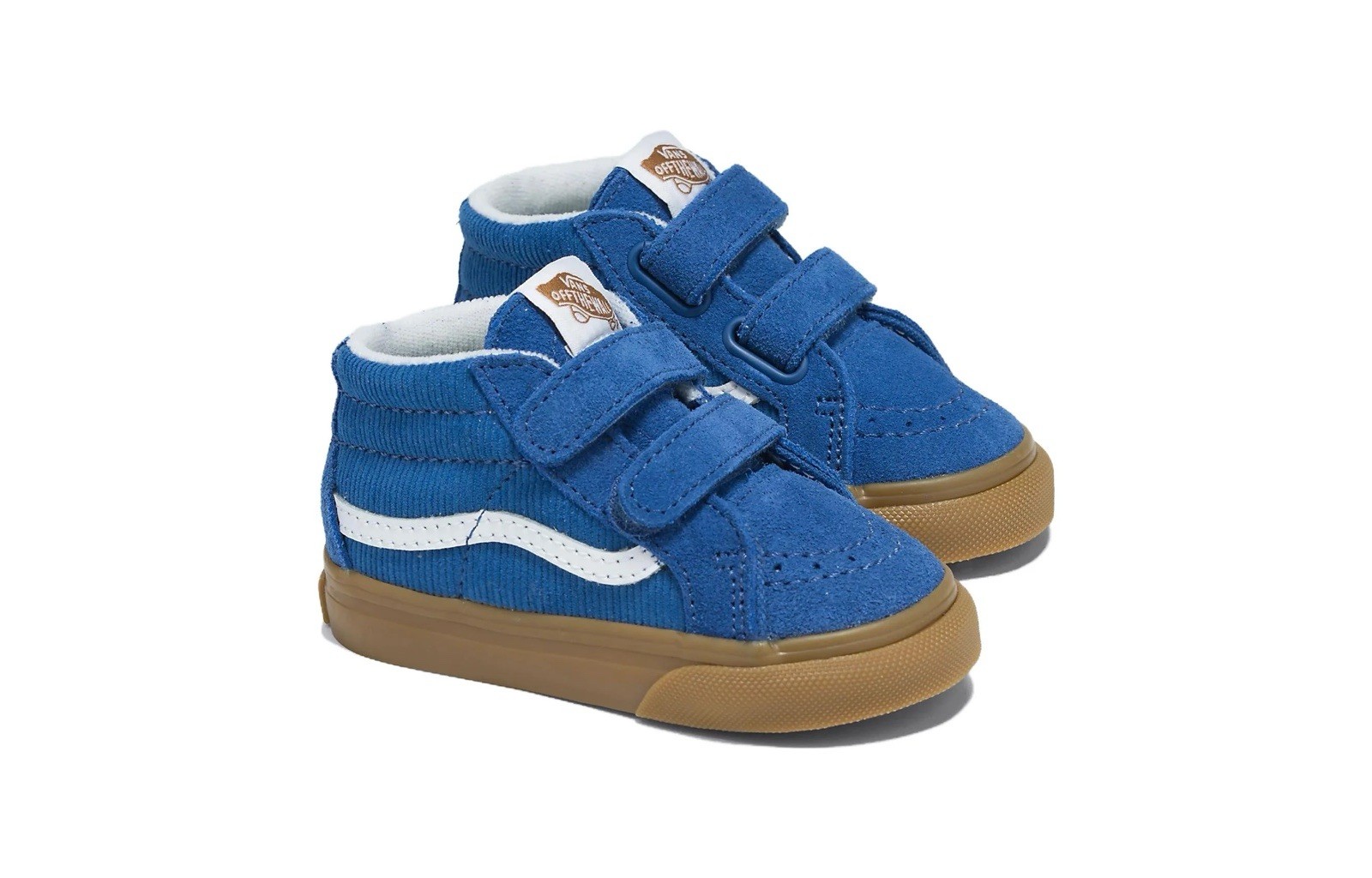 Blue Toddler Vans With Velero Straps