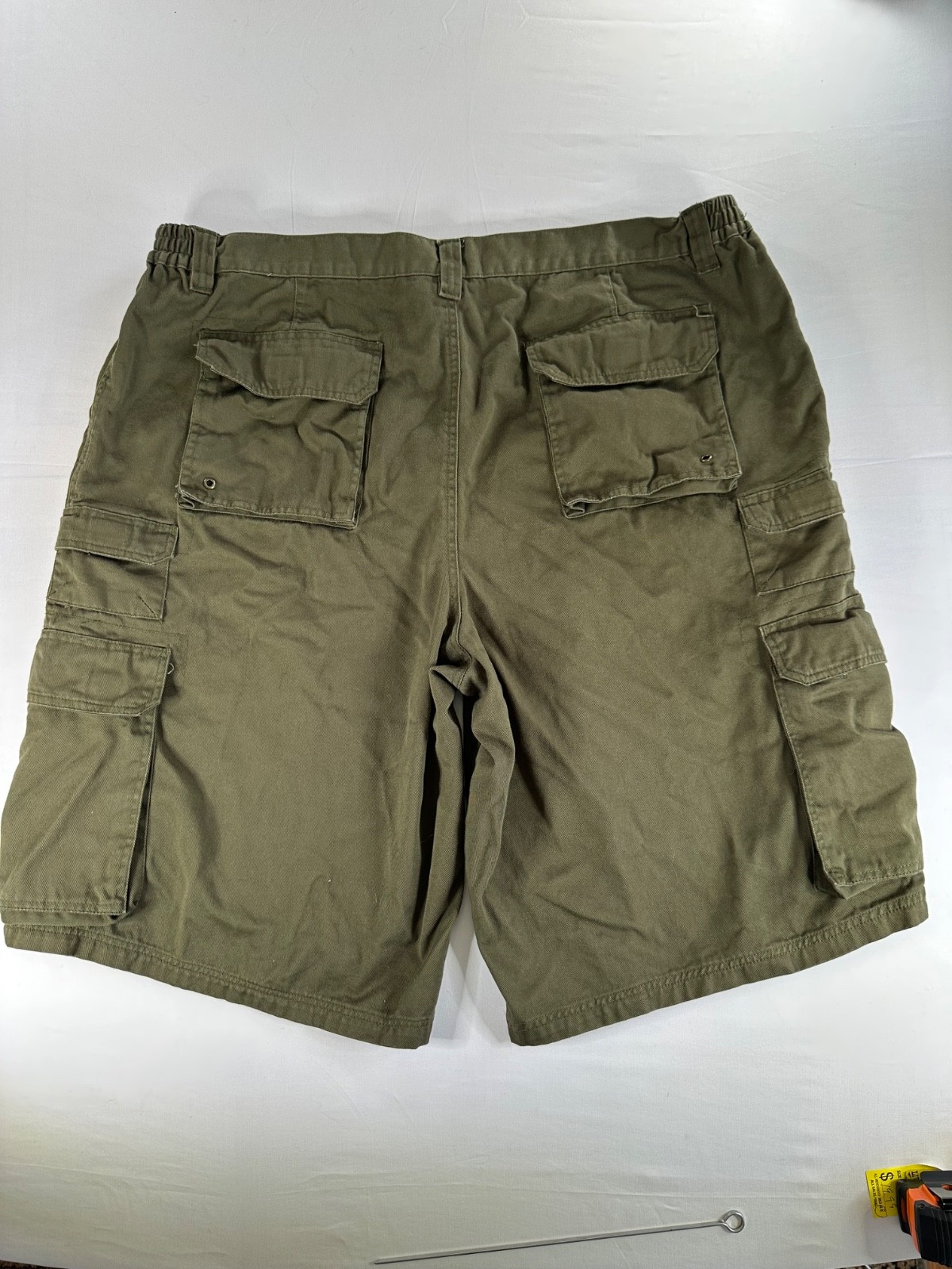 Boulder Creek Trading Co Cargo Shorts Men’s 46 Tall Olive Green 12” Cotton
