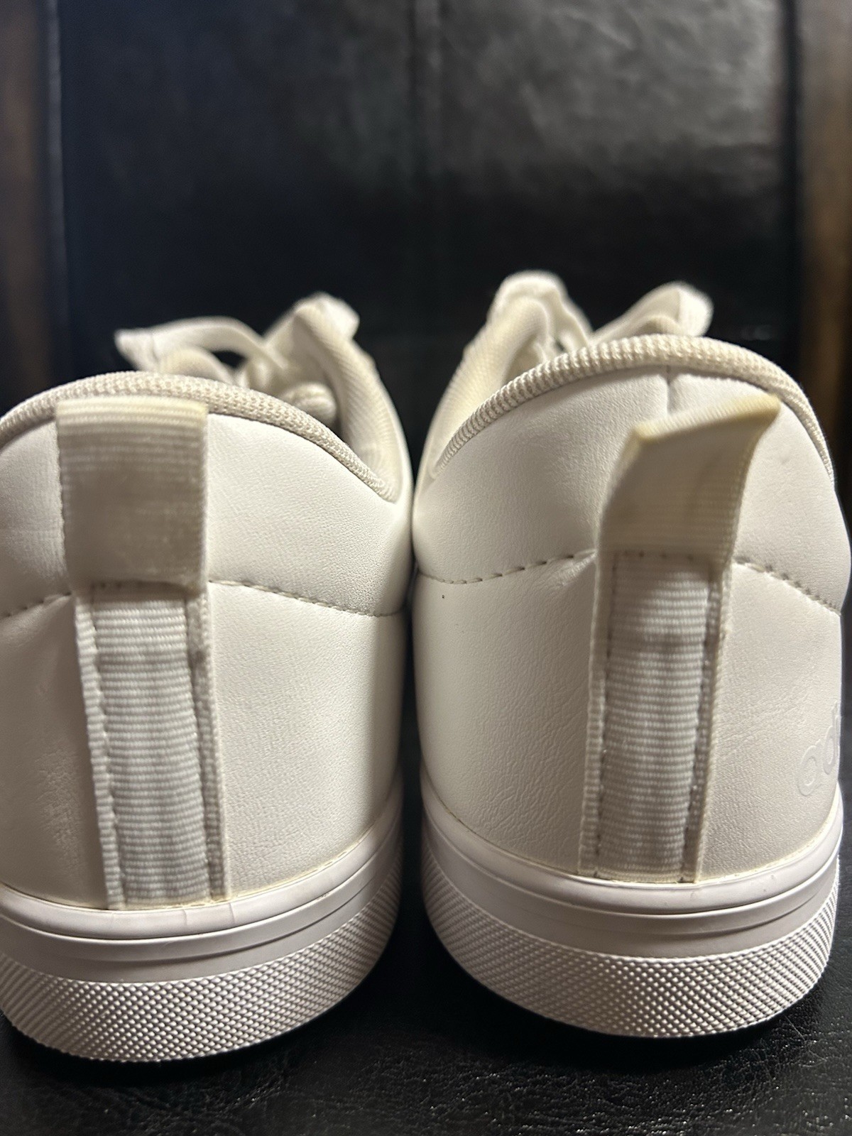 ADIDAS Men VS Pace 2.0 3-Stripes Synthetic Nubuck Shoes Size 8.5 Triple White!!!