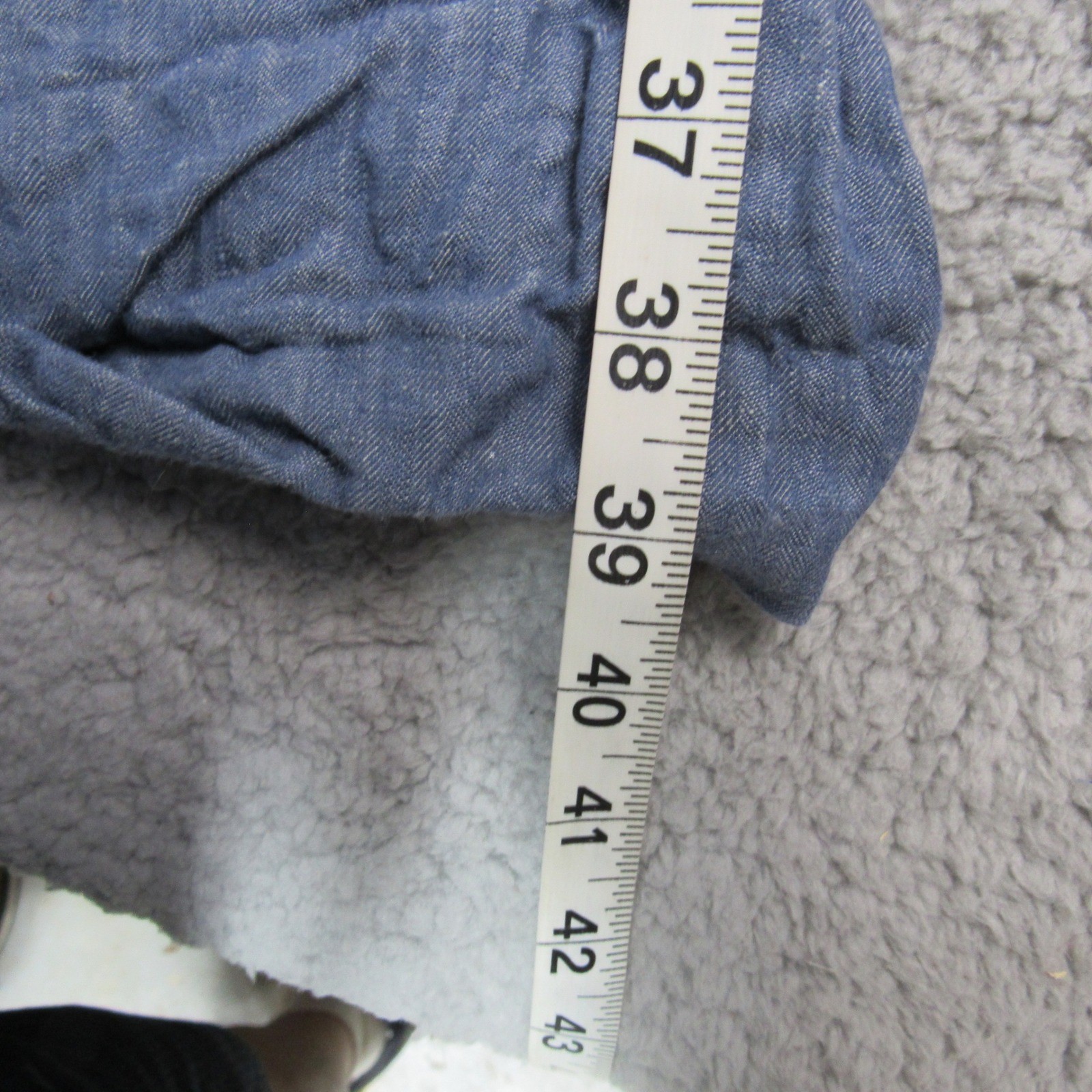 J.Crew Bowery Slim Baird McNutt Irish Linen Blue Herringbone Pants Mens 34×32